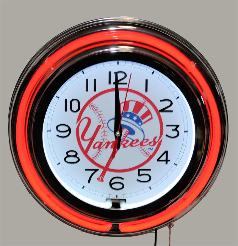 New York Yankees Neon Clock/free shipping
