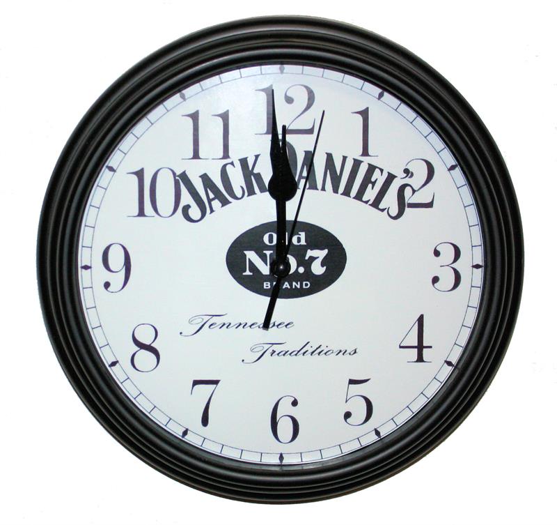 Jack Daniels Round Clock