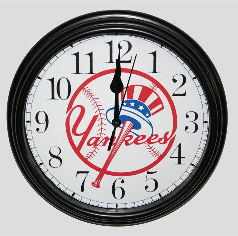 New York Yankees Round Wall Clock